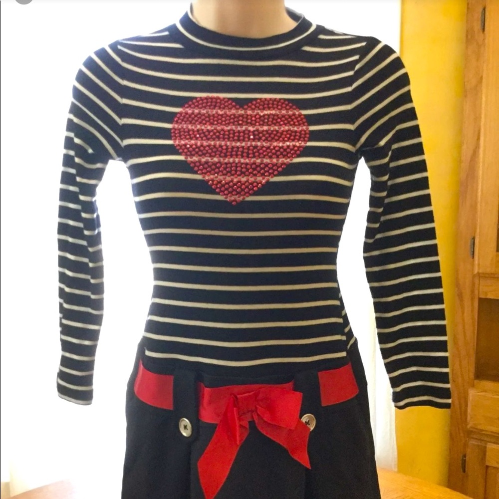 Girls turtleneck long sleeve holiday outfit dress